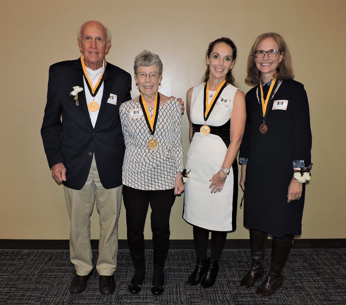 LSHS Hall of Fame Induction class of 2020!! Congrats 
Don Cameron Thomson (Class of 1959), Susan Place Simms (Class of 1959), Dr. Heather Lyons-Burney (Class of 1986), Dr. Rebekkah Johnson Stuteville (Class of 1997) Not pictured:  Ray Betts Davis (Class of 1915)