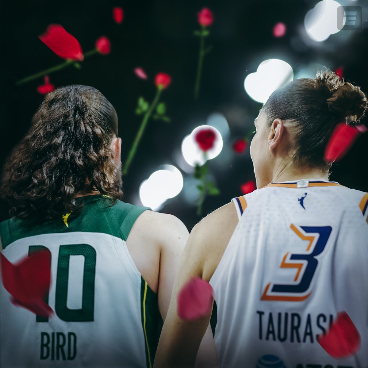 SportsCenter's tweet photo. If that was the last time we ever see Sue Bird and Diana Taurasi play against one another, it’s been one helluva ride. 

🐐💐🐐 https://t.co/ajYUYrykaB