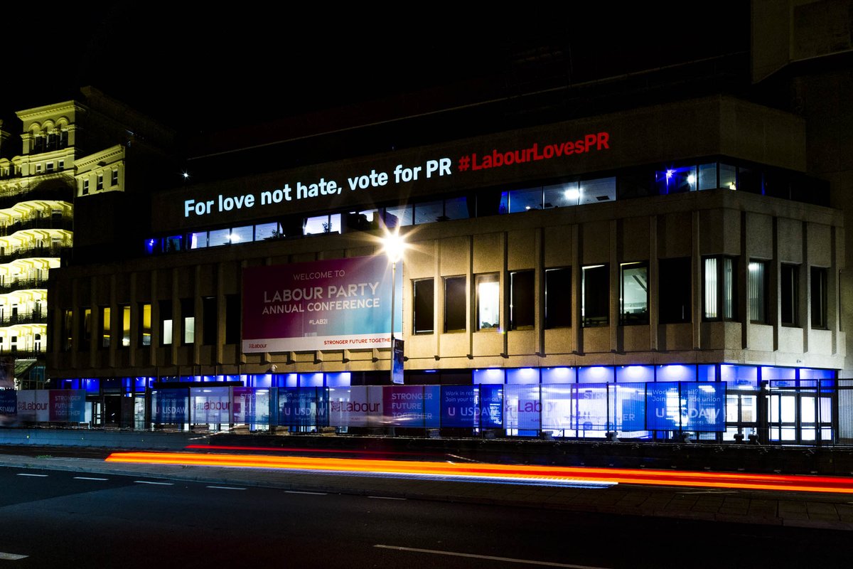 FWDDEM's tweet photo. For love not hate, #VoteForPR
#LabourLovesPR #Labour4PR #EqualVotes #Lab21 https://t.co/mcYGawH4SG