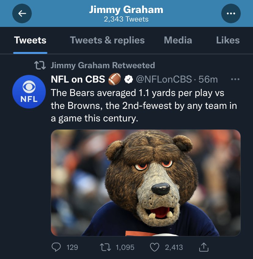 Bleacher Nation Bears on Twitter "You don’t love it when a Hall of Fame bound TE retweets this……