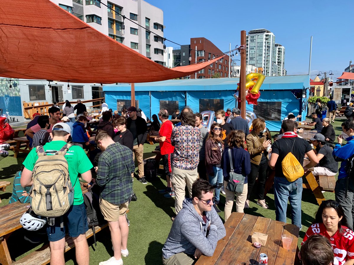 S4PBayArea's tweet photo. Here at Spark Social. Look for the balloons! https://t.co/UXkkg6cMDO