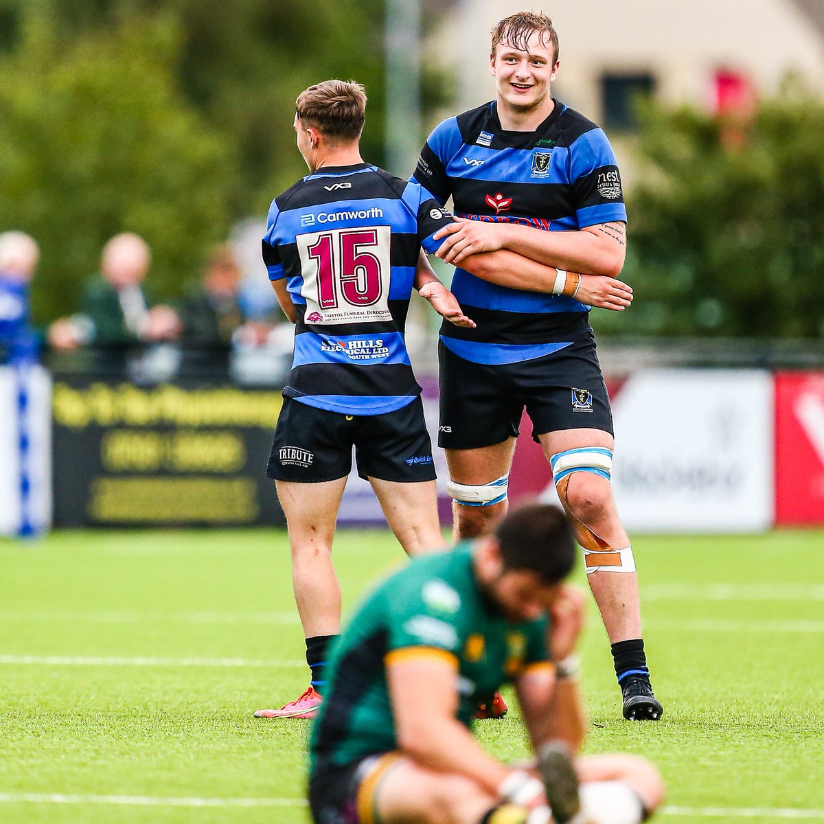 BristolBears's tweet photo. 🔴 Groves &amp; Bailey star for @HartpuryRFC 
🔵 Trio feature in @DingsCrusaders win
🟣 Last-gasp defeat for Lloyd's @cliftonrugby 

📸 LNC Images &amp; @Ytscoop 

Full round-up of our dual-registered players 👇
