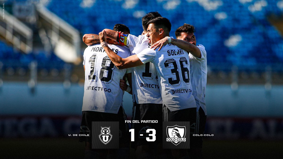 ✅ ¡FINAL EN RANCAGUA! ¡EL SUPERCLÁSICO ES ALBO!

Lo ganamos por 3-1 frente a <a href="/udechile/">Universidad de Chile</a>. ¡SEGUIMOS SUMANDO!

#VamosColoColo ⚪️⚫️🤟🏼