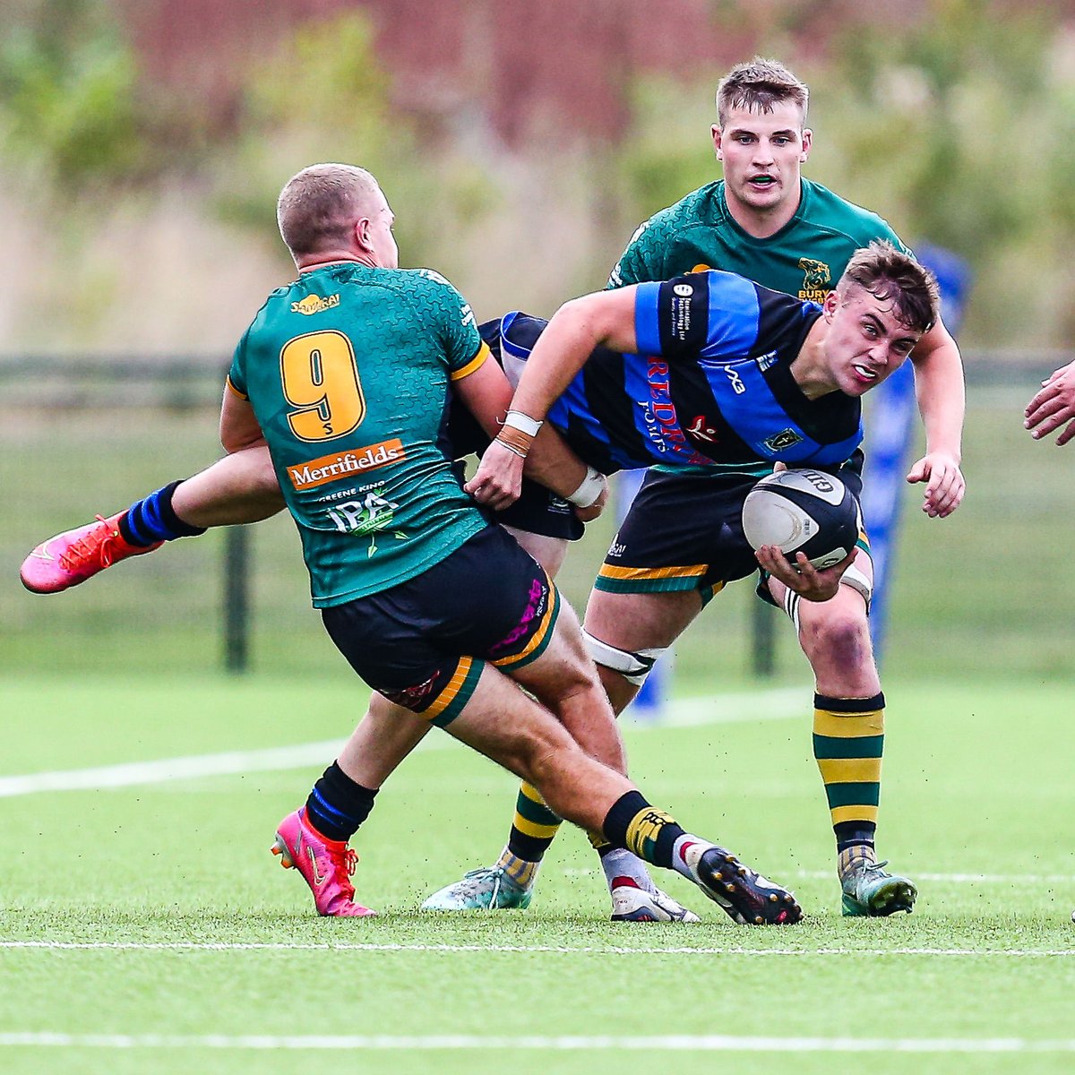 BristolBears's tweet photo. 🔴 Groves &amp; Bailey star for @HartpuryRFC 
🔵 Trio feature in @DingsCrusaders win
🟣 Last-gasp defeat for Lloyd's @cliftonrugby 

📸 LNC Images &amp; @Ytscoop 

Full round-up of our dual-registered players 👇