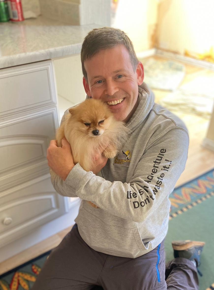 I finally met Ewok today 😍 <a href="/PenFarthing/">Pen Farthing</a> brought this little cutie back from Afghanistan during #OperationArk Such an amazing achievement to rescue all the staff and animals 👏🏼👏🏼👏🏼 #truehero