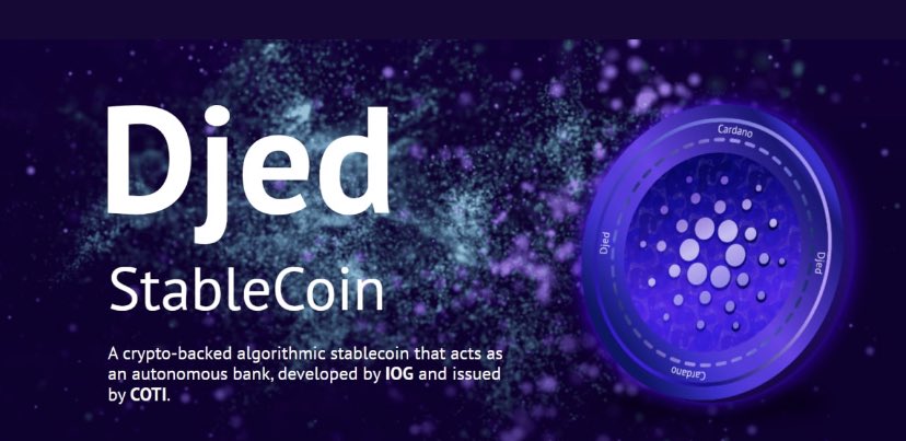 BrendonDavid's tweet photo. My stable coin of choice #Djed
Imhotep would be proud
Congrats @COTInetwork 
#GetCoti $COTI $ADA #Cardano https://t.co/di7WSosn6z
