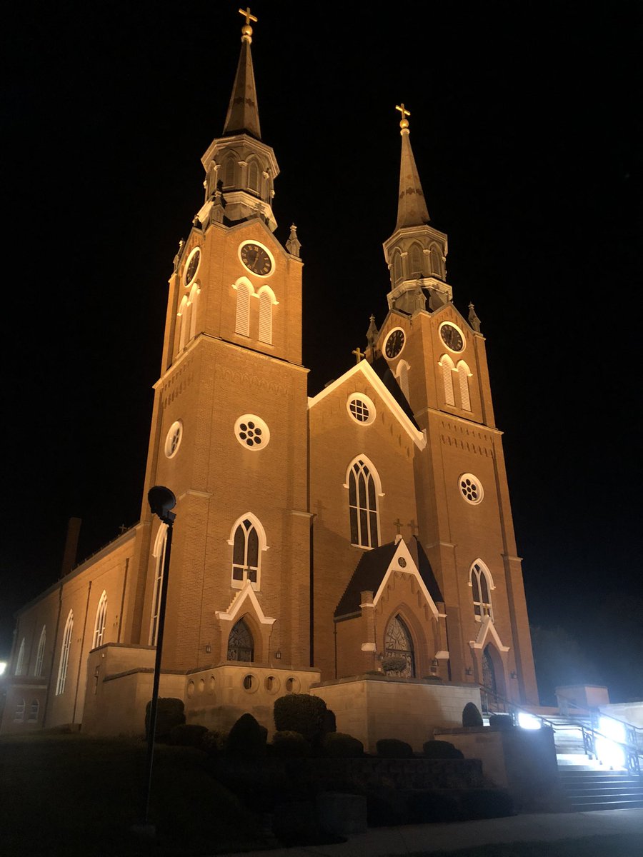 DonRadebaugh's tweet photo. Much of small town America is so well preserved. Look at this spectacular and immaculate church I stumbled onto in Minster, Ohio…on my way to Eldora Speedway. The rest of Minster is also spectacular. https://t.co/pgJYboNMUM