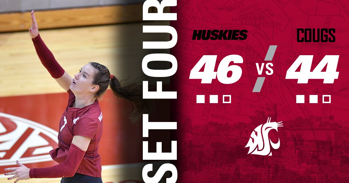 WSUCougarsVB's tweet photo. Shew... let's catch out breathes and head to a fifth set!!!

💻| https://t.co/kY13X0r75h

#GoCougs | #BeUncommon https://t.co/1SBw3sSh8c