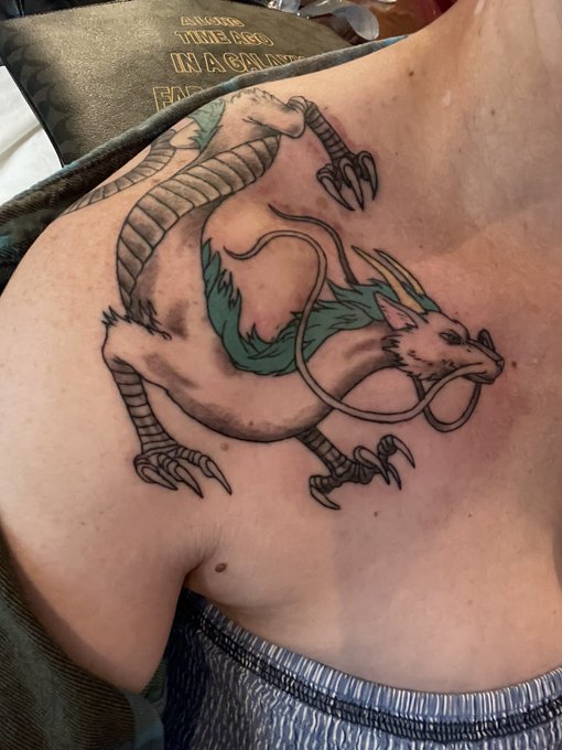 New tattoo&hellip;guess I&rsquo;ll have to wait till this is totally healed to repierce my nipples 🤪😘💗 https://t.<a href="/tag/morningbewbs"class="tags"><span>#morningbewbs</span></a>