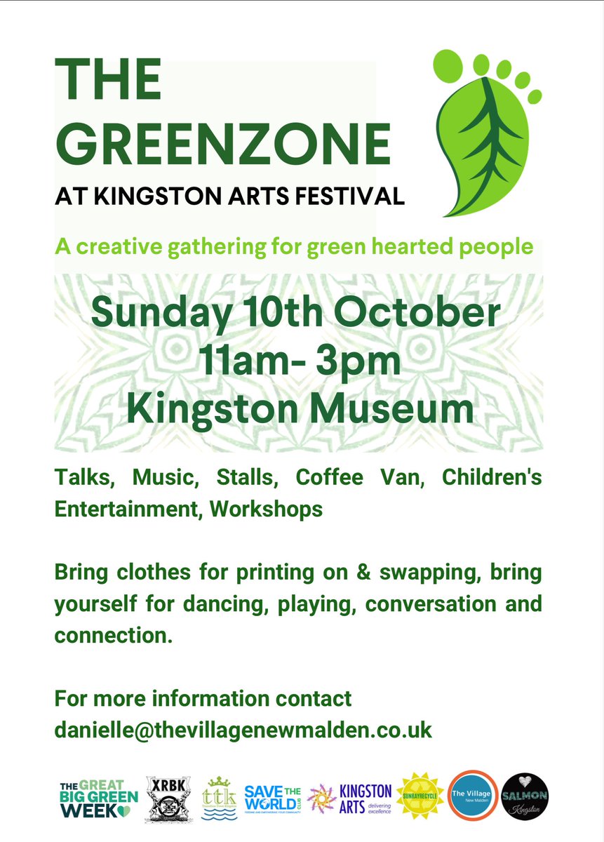 SunrayRecycle's tweet image. As part of Kingston Arts Festival, we along with other groups are having a Greenzone event on 10th October, 11am - 3pm, next to Kingston Museum. The event will be opened by the Mayor of Kingston. Come meet davek_uk &amp;amp; check out his ‘Milk Bottle Tops Motors and the Joule Thieves’