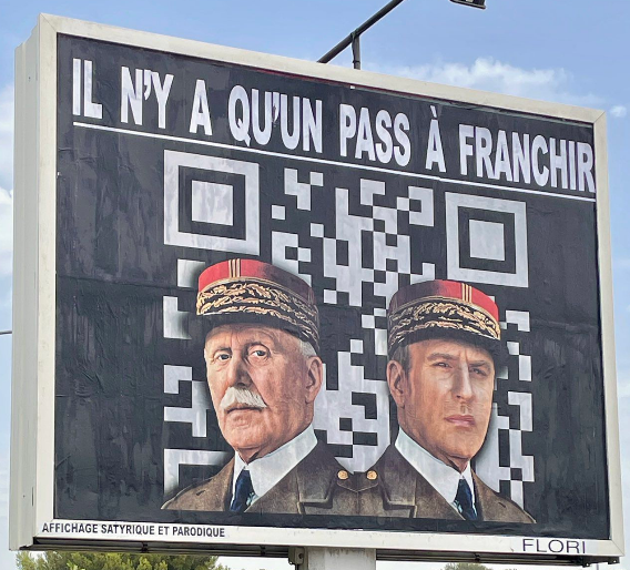 revoltes's tweet photo. Du #covidisme au fascisme, il n'y a qu'un pass.
#StopPassNazitaire
#StopConarovirus
#StopDictature https://t.co/AI3h8iorZE