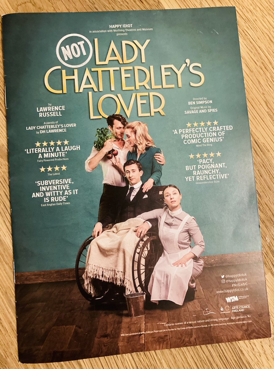 henryspil's tweet image. Just enjoyed this hilarious show at @ChippyTheatre - if you get the chance to catch it on tour, go! #NotLadyC #JohnThomas #LadyJane @happyidiotuk