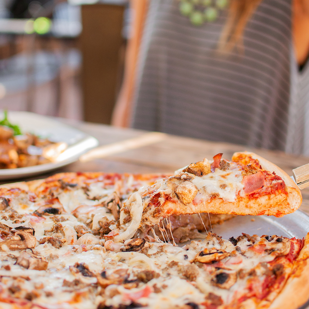 dimilles's tweet photo. Servin' up yummy pizza all night long. Come on by for your favorite DiMille's pie. 

Open at 4pm. https://t.co/f1hbshiRX0