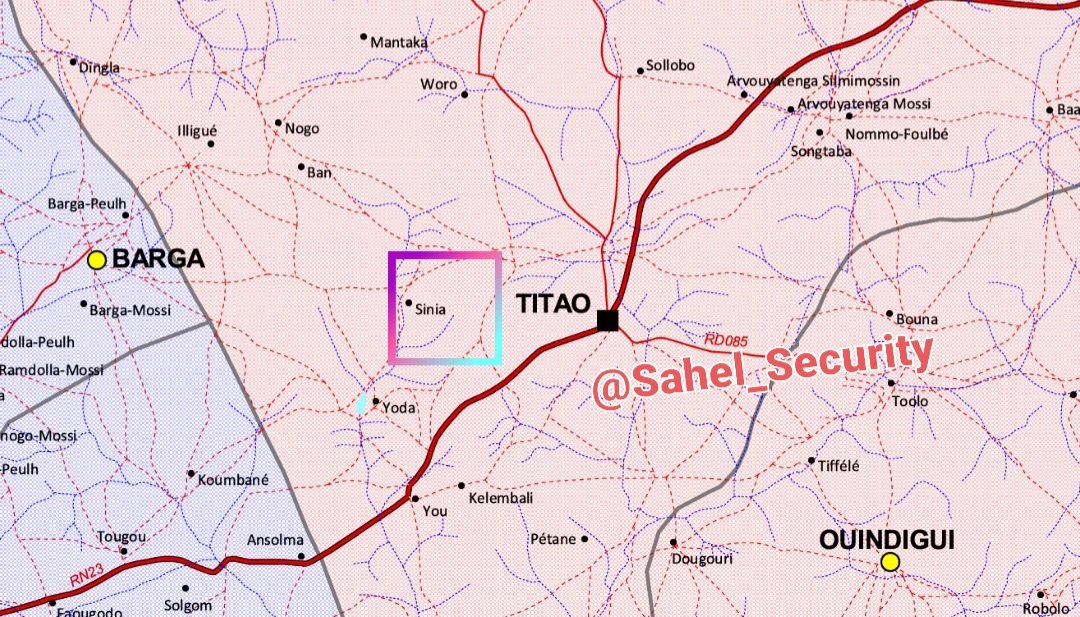 Sahel_Security's tweet photo. #Burkina #Region_Nord #Loroum: #detonation d'un #engin_explosif #EEI dans la matinée du 26/09 tuant une femme et blessant son enfant entre #Titao et #Sinia.
#Communauté #Peul visée à Titao apres l'incident (des domiciles incendiés, des familles en fuite...)
#Cohesion_Sociale 🛑 https://t.co/JkSw7pU9jJ