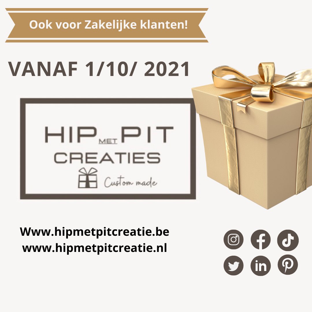 HipmetPit's tweet photo. Vanaf vrijdag 1 oktober gaat de webshop live! Ook geïnteresseerd in gepersonaliseerde cadeautjes of gadgets / merchandise. Check vanaf vrijdag zeker eens onze site! https://t.co/1DSgIg3Sod #hipmetpitcreaties #webshop #gepersonaliseerdecadeautjes #persoonlijk #nederland #belgie https://t.co/qdaU4Cw5VB