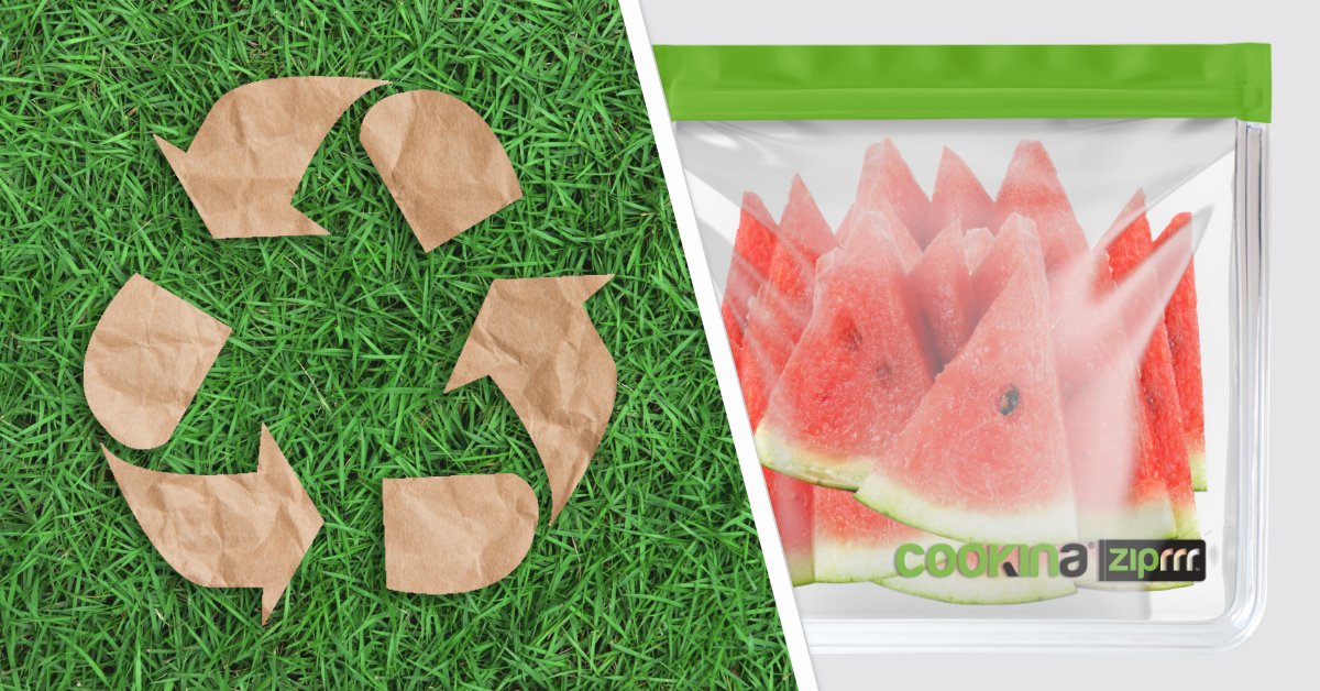 CookinaCo's tweet photo. You can reuse a regular bag once or twice, sure, but why would you when you've got Reusable ZipRRR bags that can be reused hundreds of times!
Be Smart, Reduce Waste! https://t.co/ONiC8sKpta