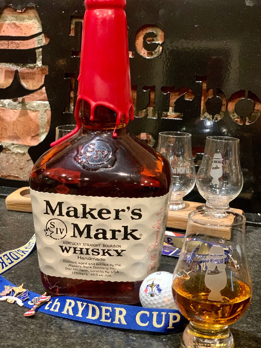 Congrats to @rydercupusa on a record setting victory! Very impressive 👏🏼 🇺🇸 ⛳️ <a href="/MakersMark/">Maker's Mark</a>