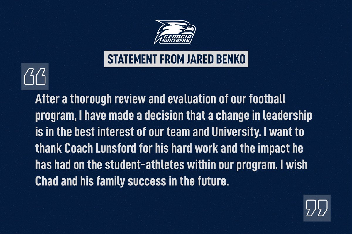 Georgia Southern Football tweet media