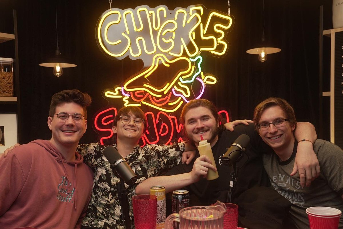 ChuckleSandwich's tweet image. New episode is now live with @michaelreeves! It was a nightmare having this absolute demon of a human on our podcast!