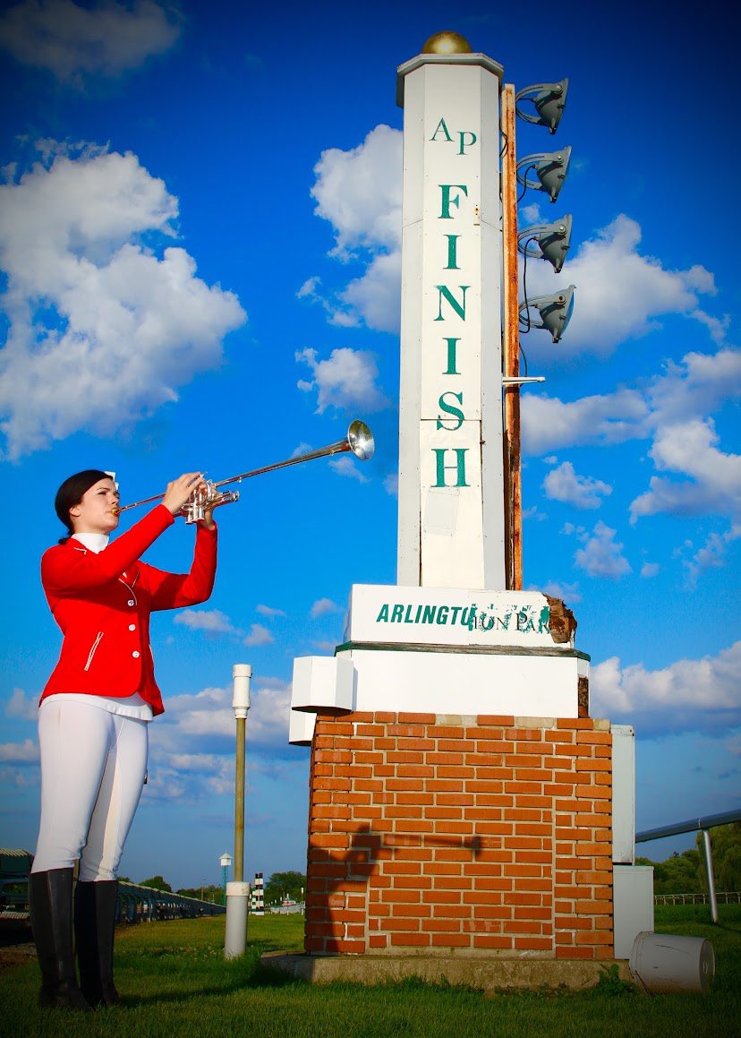 ArlingtonBugler's tweet photo. Sad to see it end. Thank you @Arlington_Park for all of the amazing memories and for introducing me to some dear friends and people. Couldn’t have picked a better way to spend my summers. 
XOXO
-Arlington Bugler 🎺 https://t.co/ljzFY519RJ