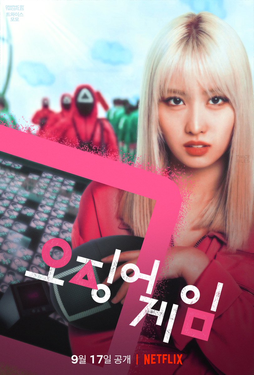 twicefiles's tweet photo. #MOMO in "Squid Game" @JYPETWICE https://t.co/6mxgw5i2Y1