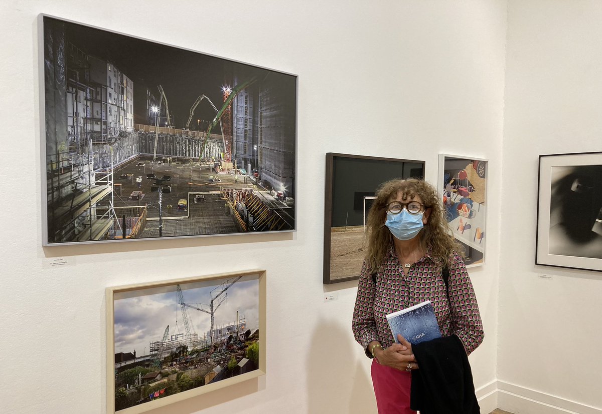 Jeanette_Lowe's tweet photo. Always love being part of Varnishing Day at the RHA Annual Exhibition @RHAGallery and particularly nice to exhibit a photograph from #projectfitzwilliam showing a massive concrete pour @ESBGroup @graftonarchs @PJHegartySons #rhaannual https://t.co/azaima4iAV