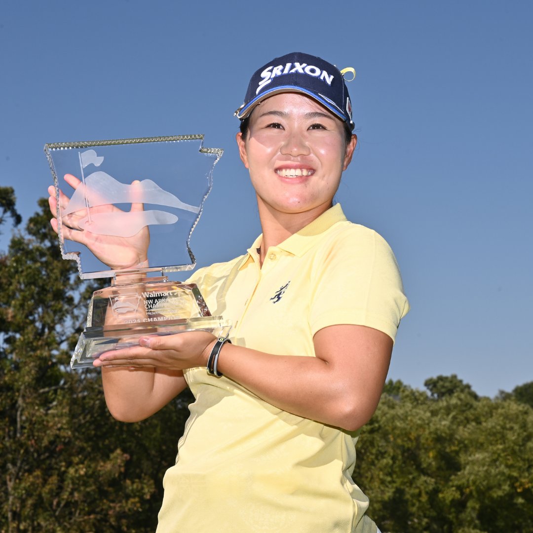 Two aces
One trophy

What a weekend for <a href="/nasagolf7355/">畑岡奈紗/Nasa Hataoka</a>! 🔥