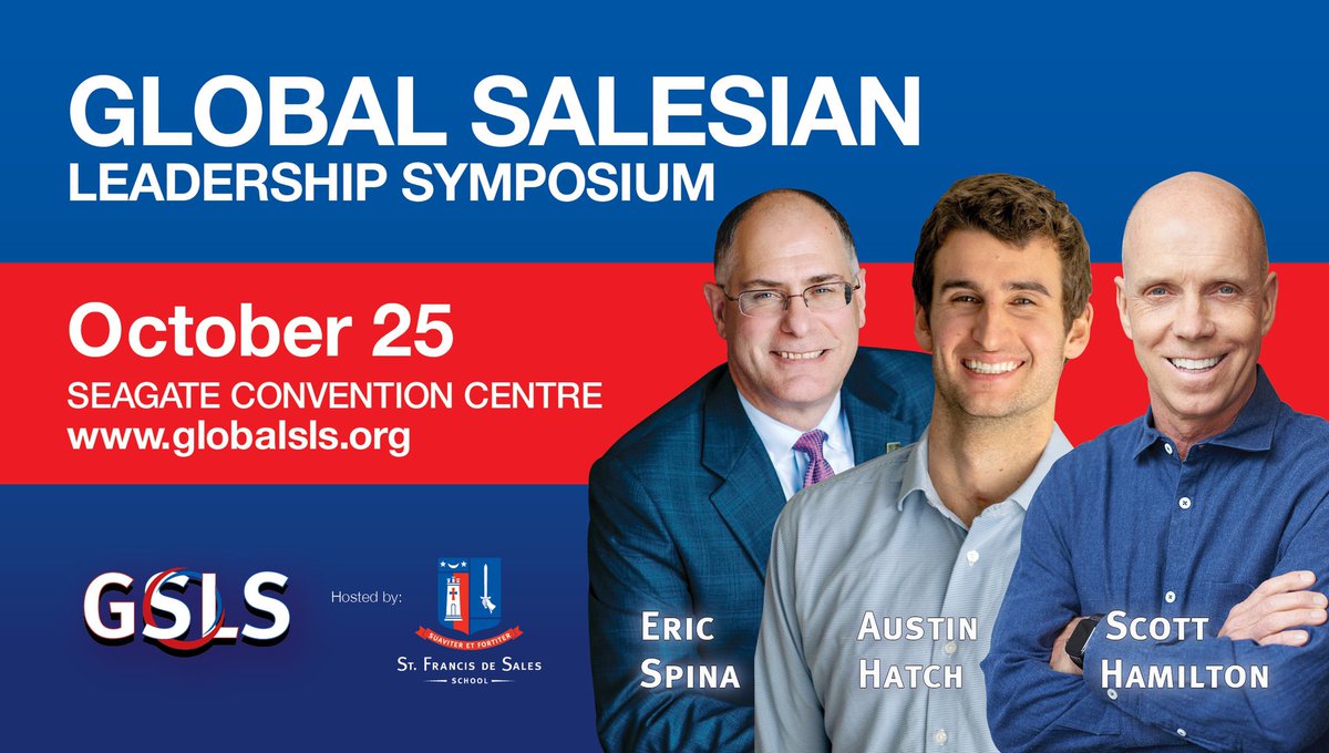 We are very excited to announce the keynote speakers for this year's Global Salesian Leadership Symposium!

GSLS is primarily for high school students of NW OH &amp; SE Michigan, but many professionals have made attending this annual event a priority, too!
globalsls.org