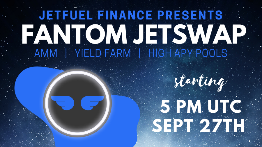 Jetfuelfinance's tweet photo. Boy, do we have some exciting news! 🎉

The cross-chain Jetswap expansion rages ahead with Fantom Jetswap! 🚀

Fantom Jetswap is https://t.co/DzFKpOUiig’s DEX AMM built on the EVM Compatible Fantom Blockchain.

Read about our lastest #fantom expansion👇
https://t.co/zSoX14WSSs https://t.co/oyCUGxopL9