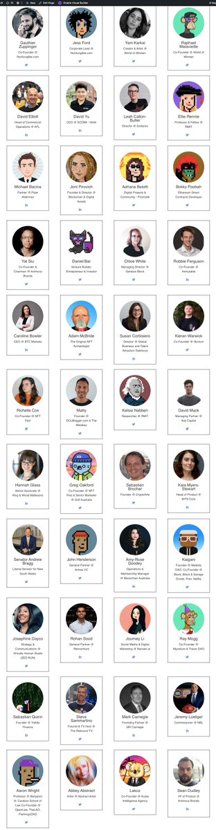 This Thursday - 50 speakers from across the world will talk about the hottest of topics in the blockchain &amp; crypto space.

Everyone has donated their time and everyone has been generous to a fault. Come join us -> nftfest.com.au