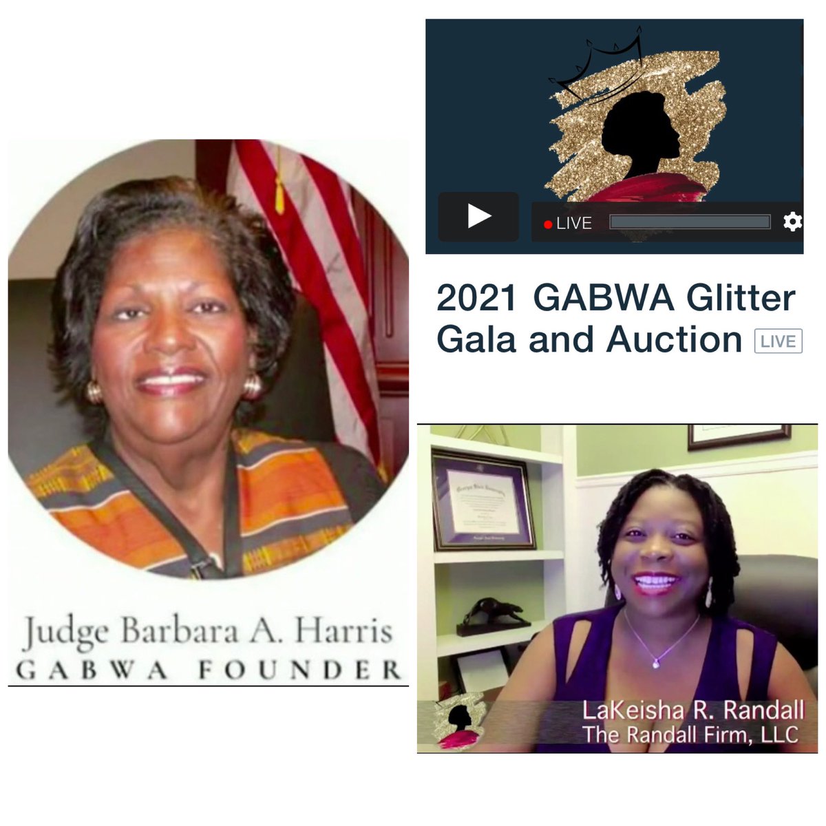 LRandallFirm's tweet photo. The Randall Firm congratulates @GABWAESQ on 40 years of serving #Georgia &amp; beyond!

#Attorney LaKeishaRandall, was proud to help honor the legacy of #GABWA Founder, Hon. Barbara A. Harris.👑

#RandallFirm #Atl #AtlantaLawyer #BlackWomenLawyers #personalinjury #caraccidentlawyer https://t.co/ipm6JvC45Y