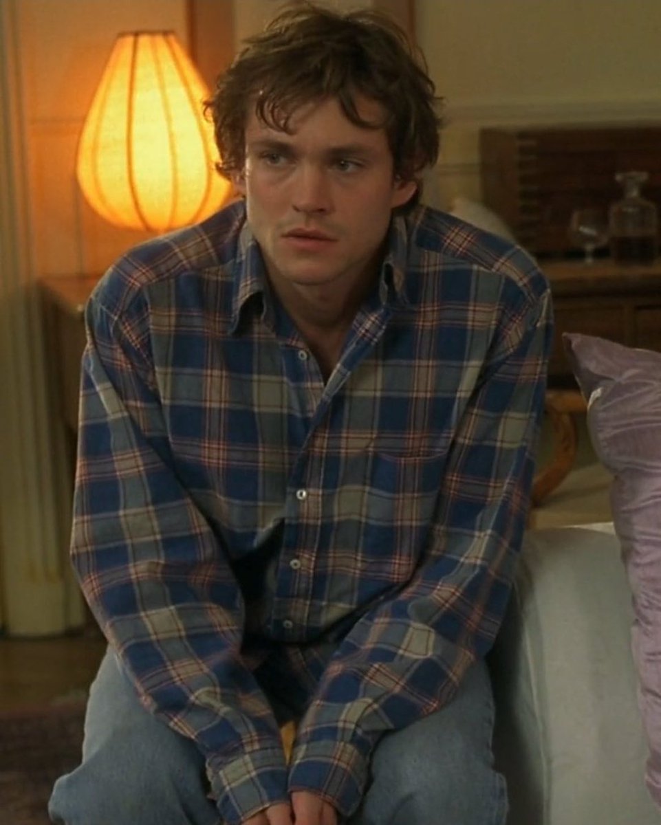 murdersub's tweet photo. hugh dancy curling up to himself cinematic universe https://t.co/C19jAJ26So