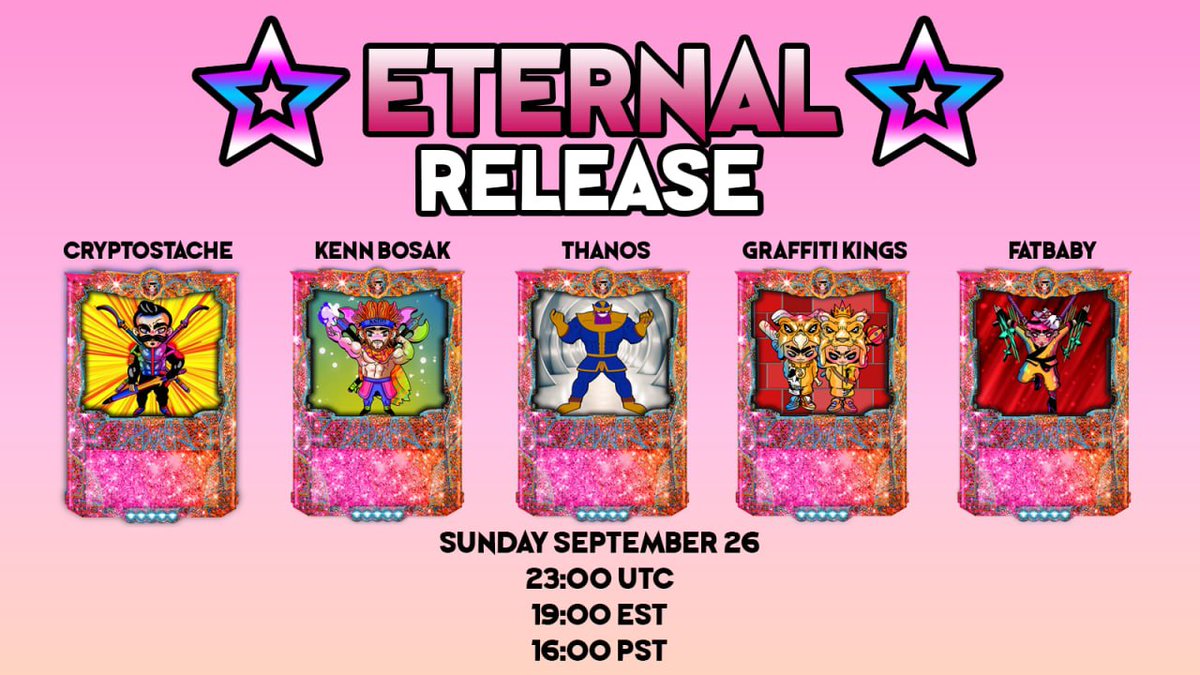 NFTsForDays's tweet photo. Did someone say Eternal Collabs are here!?!?  🔥🔥🔥

@godsnlegends collabs have a 10% increase to staking than our regular NFTs.

Blend yours NOW!!

Staking launches September 29th!

#NFT #NFTcollections #NFTs #nftcollector #NFTartist #nftart https://t.co/ZeyZhMENCy