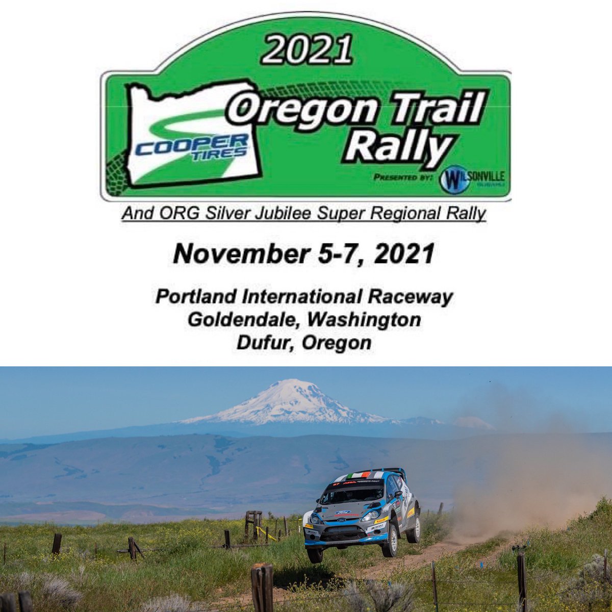 OregonTrailRly's tweet photo. Entry opens for the @CooperTire Oregon Trail Rally presented by @WilsonvSubaru tomorrow September 27th at noon pacific.
Want more info:
https://t.co/1oALGyaIQ5
We hope to see you November 5-7!!!
#ararally @ARA_Rally #rally #subaru #ford #spectatorswelcome https://t.co/GZKmnXzaVO