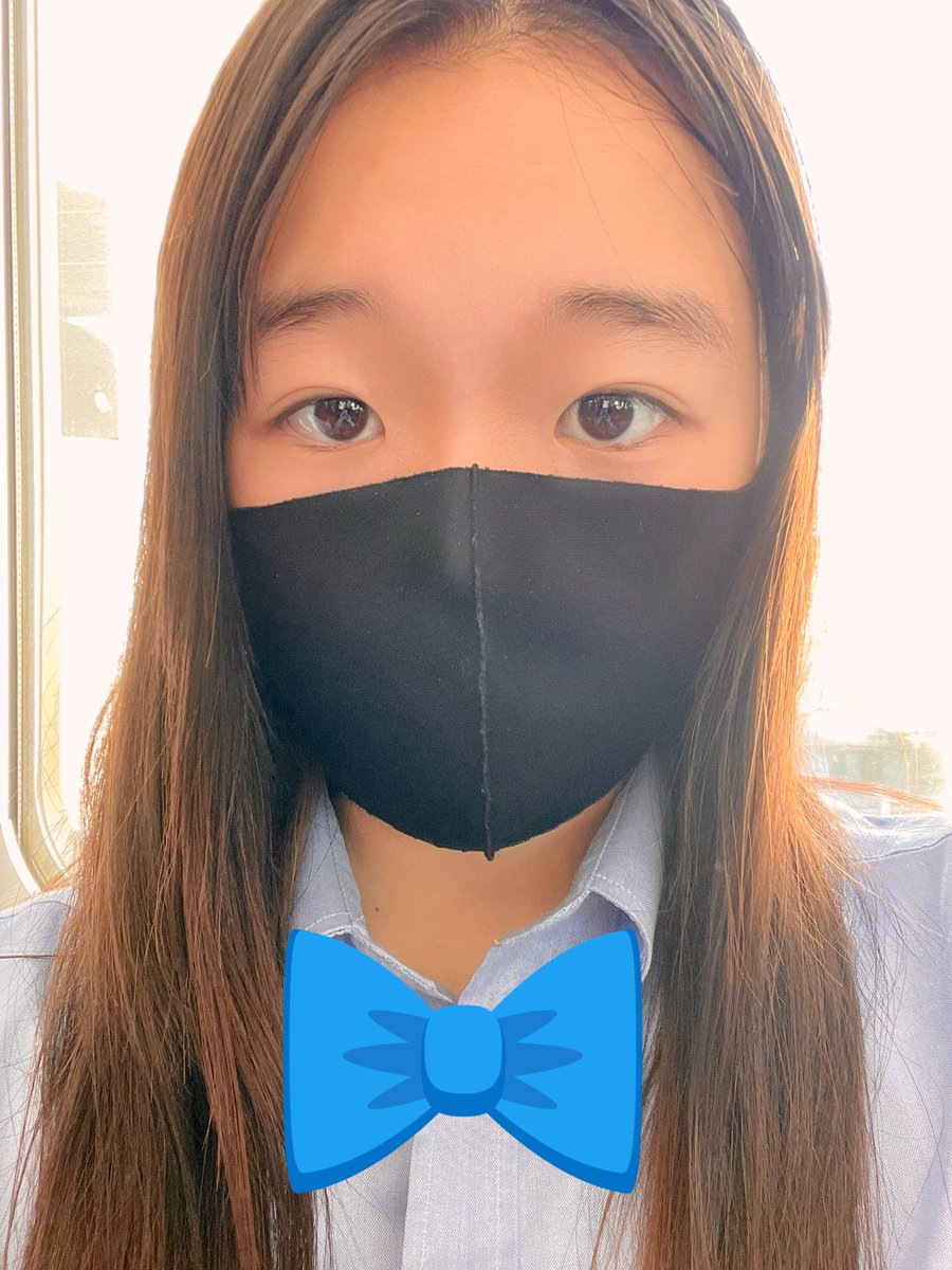 SioXdi's tweet photo. おはようございます☀🌞😃
今日から対面授業なのですが朝起き��れずギリギリに家を出ました💦💦
今日は前髪巻く時間無くてセンター分けです！
#高校生 #sjk  #前髪 #センター分け
 #おはようございます https://t.co/NDajAt2SsZ
