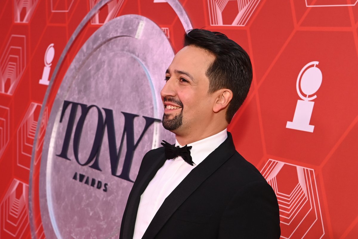 iHeartRadioBway's tweet photo. The genius himself, @Lin_Manuel 👏 #TonyAwards https://t.co/mukejvlbdz