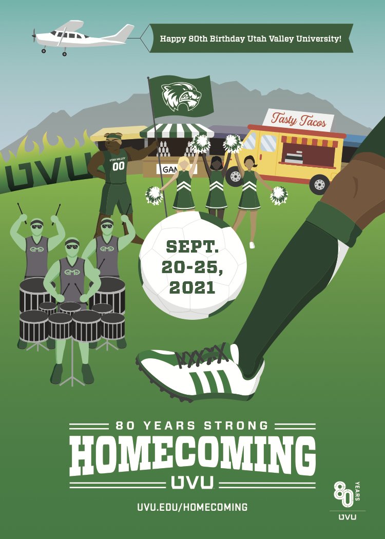 ellisepra's tweet photo. A fun week celebrating Homecoming and 80 years of UVU. What was your favorite part of the week? I loved watching the women's soccer team take on New Mexico State!
#UVUHomecoming #UVUComm https://t.co/sLrctVPDEF
