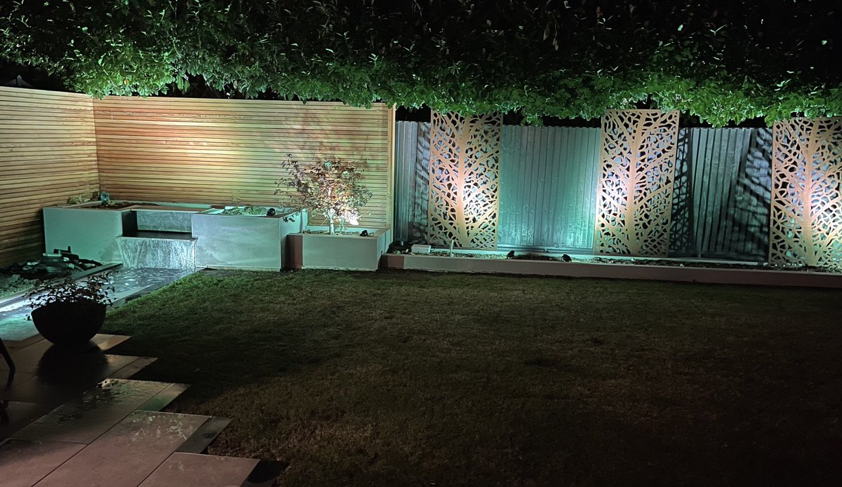 Home made designs ready for landscaping.  Relaxed in the garden after 18 months of making it happen !