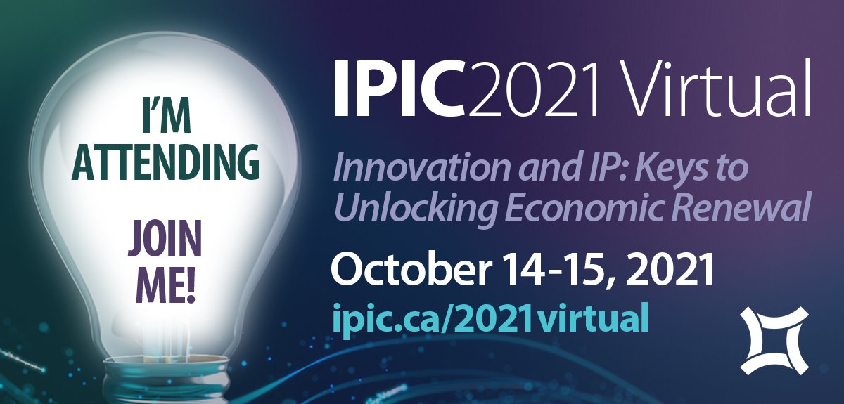 bngatchaIPLaw's tweet photo. #IPIC2021Virtual #cndIP #patents #trademarks #copyrights #tradesecrets
https://t.co/7hCCA4NQDh https://t.co/XsACbiXL9E