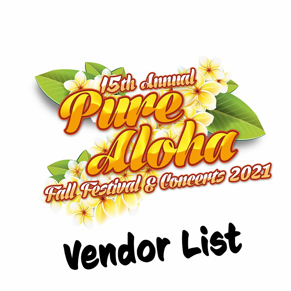 Pure Aloha Festival on Twitter "Want to know what Vendors are coming