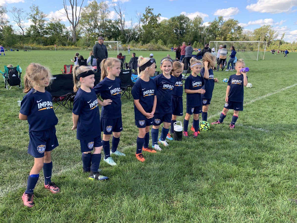 GfcImpact's tweet photo. IMPACT teams playing well at the Columbus Fall Classic and having some fun!!  #08Blue #12Christy #13 Gray #perfectsoccerweather https://t.co/KJFS8UExmR