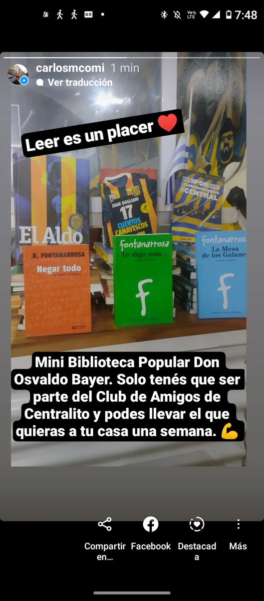 carloscomi's tweet photo. Si querés sumar a la biblioteca popular don Osvaldo Bayer es fácil, nos podes traer un libro fútbolero y te llevas o media muzza o carlito especial a cambio. Te esperamos #TruequeCultural 💙💛 https://t.co/HC8cdPAJFF