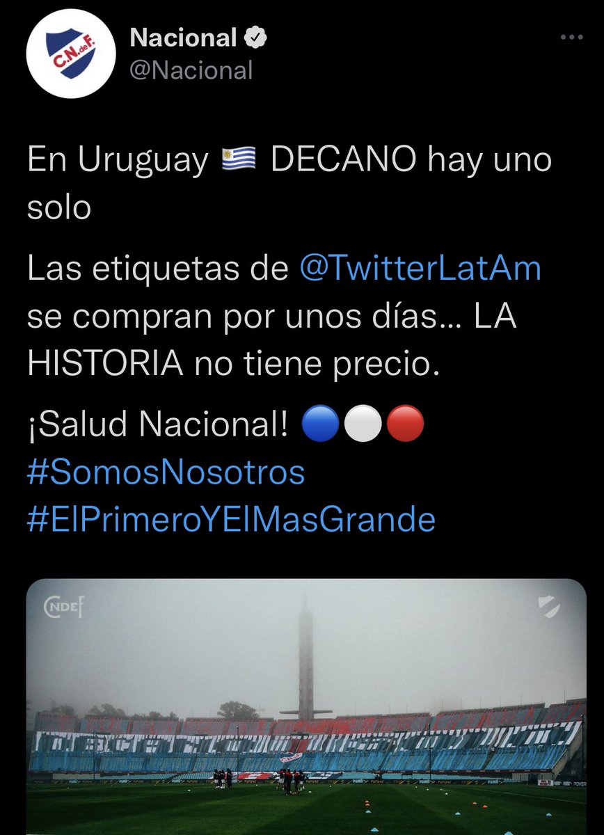 gabrielgroba's tweet photo. Jajaja el trauma de esta gente mi dios!! 🤣🤣🤣 Pendientes al 100%
#Peñarol #Campeóndelsiglo #130añosdegloria #decano #Vamoscarbonero 🟡⚫️🏆🥇 https://t.co/uzWhSDWdDV