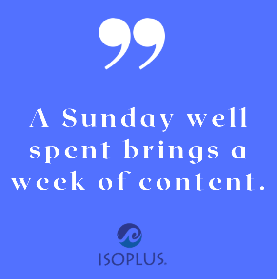 Isoplushair's tweet photo. What are you doing this Sunday to prepare for the week ahead? https://t.co/dm97uLxxHk
