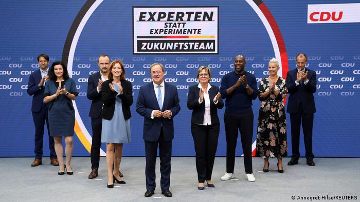woopnik's tweet photo. #Laschet is such a #racist. He put even a black person on his “team” in order to win the #Bundestagswahl2021. Disappointed that he played the race card. Him and the #CDU should be ashamed. Of course he will try to become now #Chancellor by a coalition with the #SPD https://t.co/fG4RudcFfK