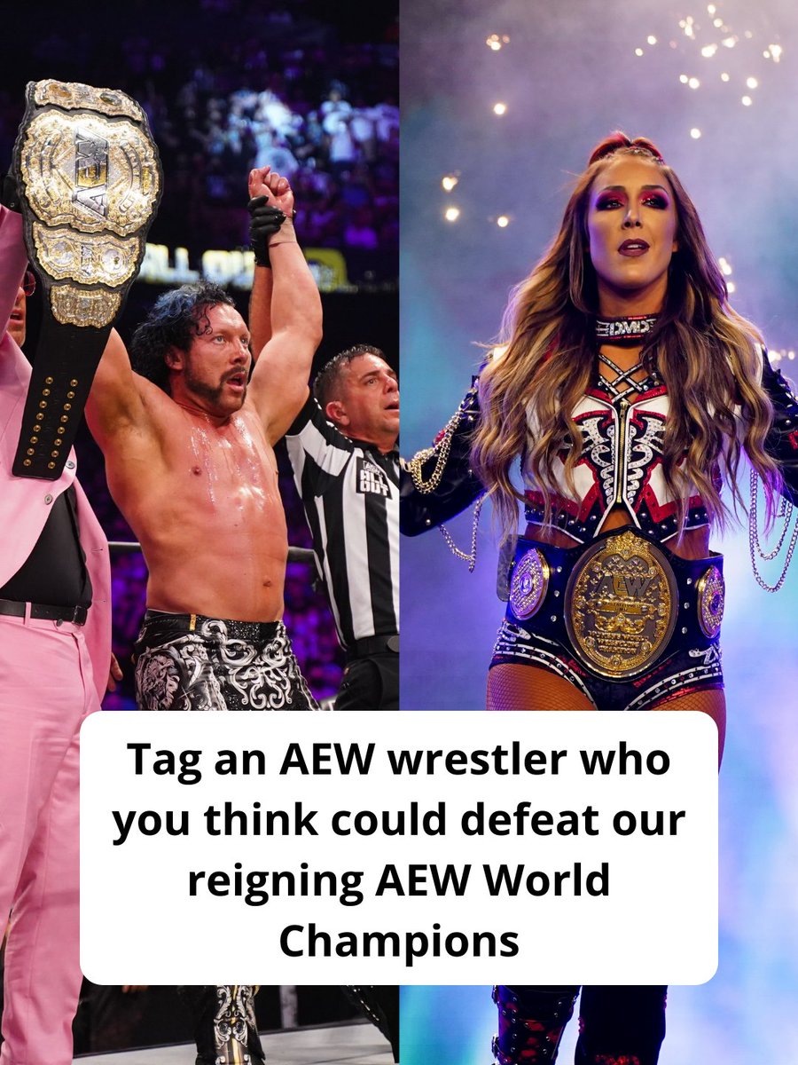 AEWonTV's tweet photo. Give us all your hot takes ⬇️ https://t.co/hWF7ATETod