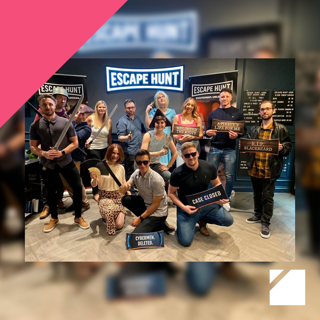 splitpixel's tweet photo. We said goodbye to Summer last week with our annual Summer do π
Our night consisted of escape rooms, darts, pizza... and you can guess the rest π³.
Roll on the next one!
#Splitpixel #DigitalAgency https://t.co/ToAFT4hj6g