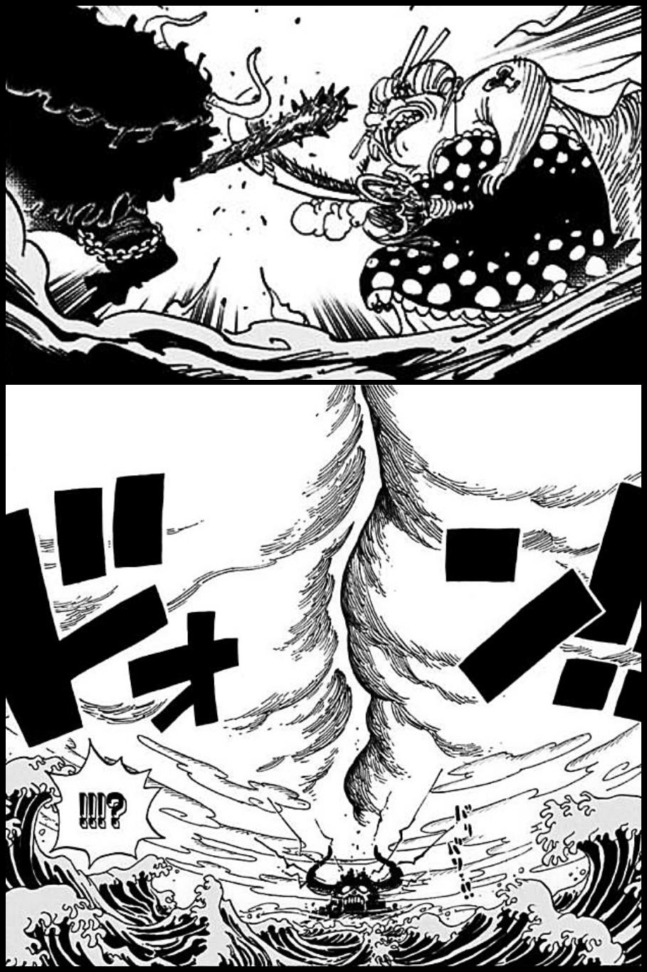 まな 天が割れた カイドウvsルフィの戦闘 なんて感慨深いんだろう シャンクスvs白ひげ カイドウvsビッグマムといった 四皇 同士の衝突でしか見られなかったこの描写 それをルフィが顕現させた事で四皇と同じ 高み