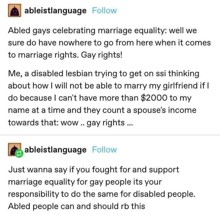 AnarchaDyke's tweet photo. we don't have marriage equality yet, if anyone forgot. https://t.co/mKg63VjWTe