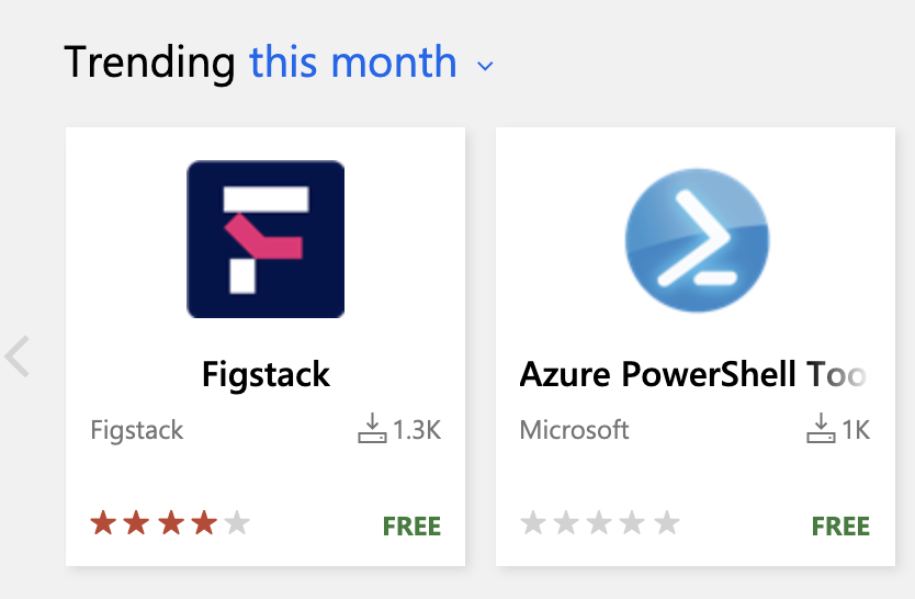 FigstackApp's tweet photo. Update - we're now the #1 fastest growing extension on the VS Code marketplace ❤️🎉 https://t.co/QSTUygzM21